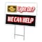 Signmission Check Engine Light Yard Sign & Stake outdoor plastic coroplast window, C-2436 Check Engine Light C-2436 Check Engine Light - alternate 1